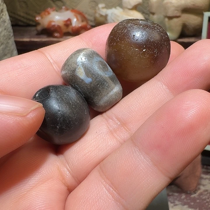 玛瑙/玉髓合金颈饰