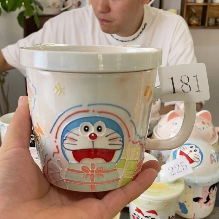 瓷片景德镇釉下彩手绘