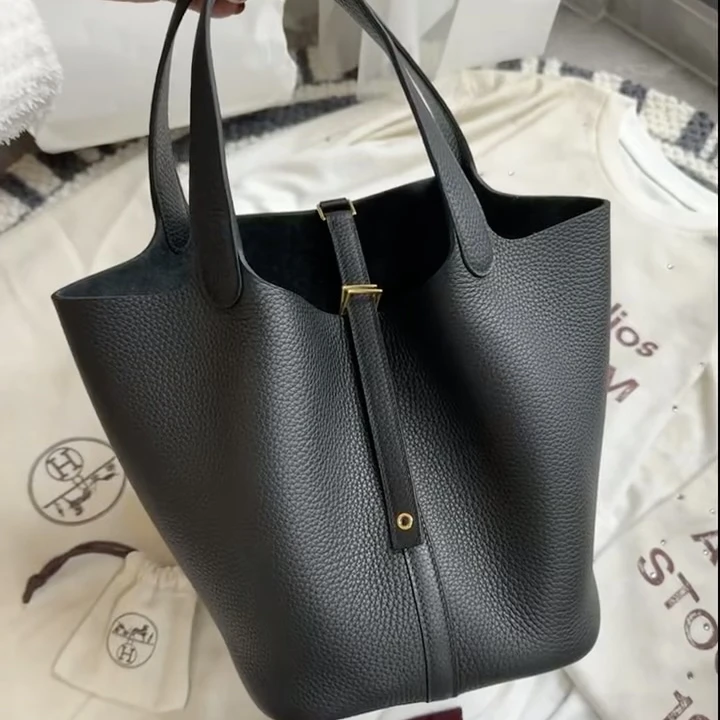 95新 Hermes/爱马仕 爱马仕菜篮子单肩包972474
