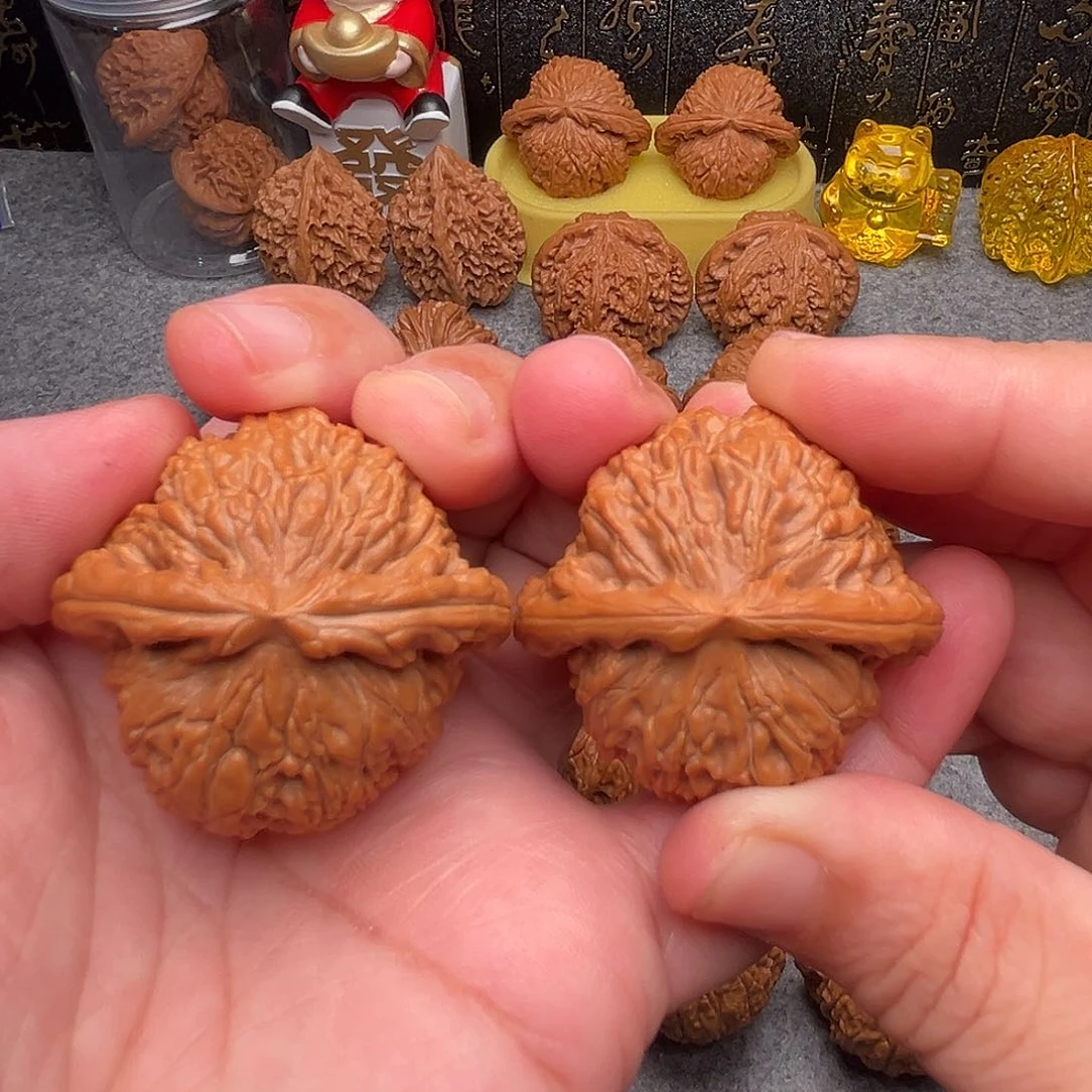 把件文玩核桃邻**王41精品白狮子