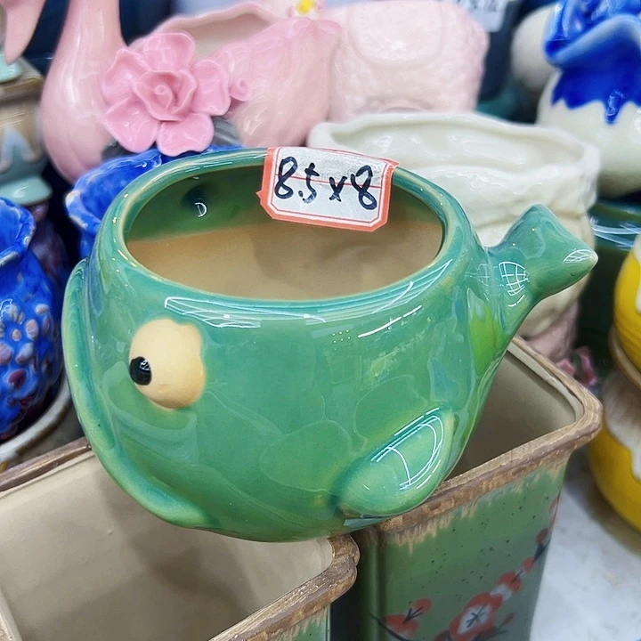 有孔，满10元发货多肉陶瓷花盆