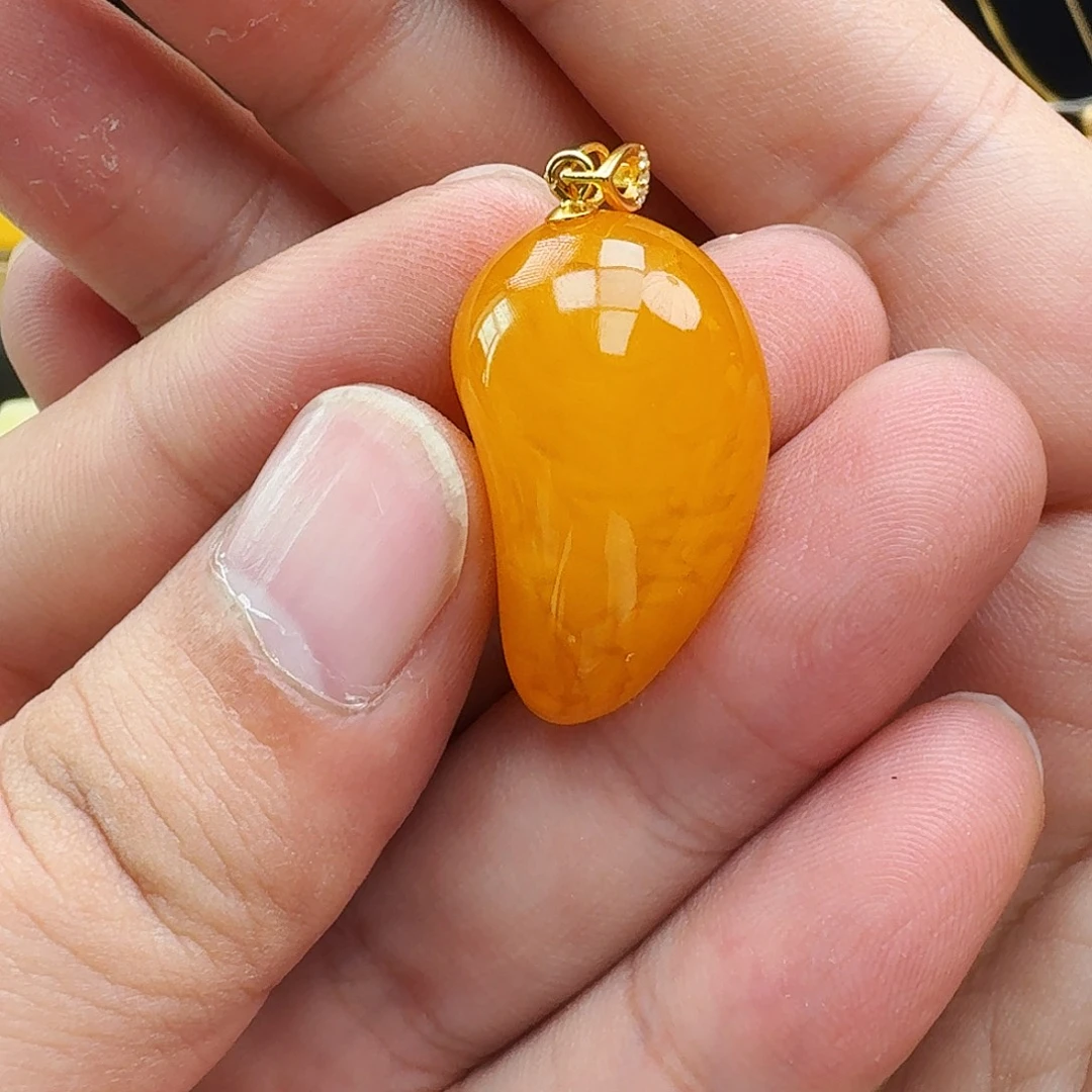 琥珀颈饰银S925镶嵌假一赔十，特价