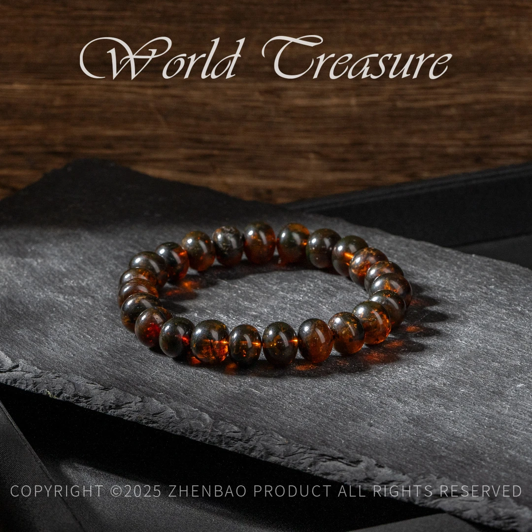 【韵洁珠宝】抚顺血翳手串10mm/Z231/多样性发一件