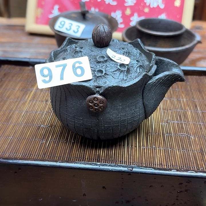 纯手工制作粗陶茶具