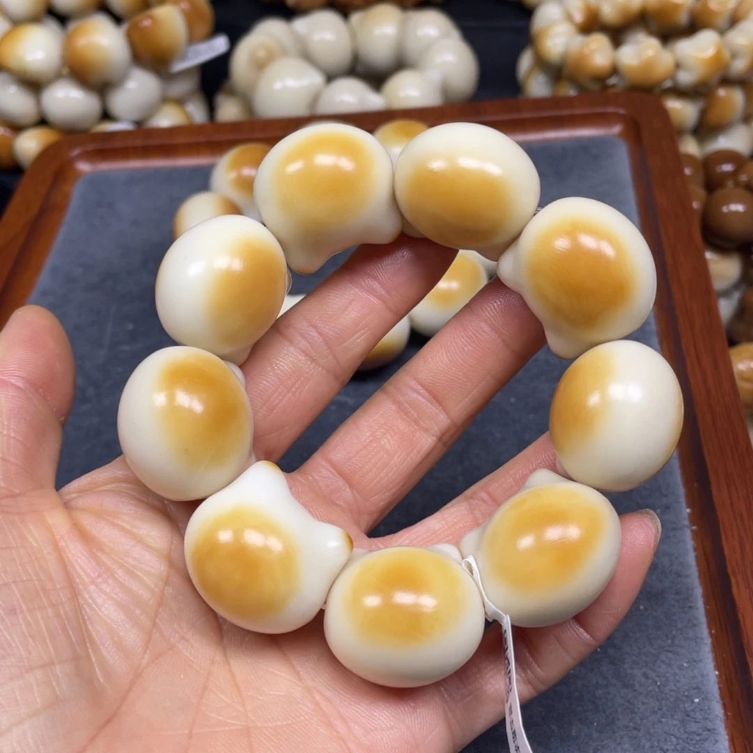 发***才手串菩提根/象牙果1.2.13瑕猫头