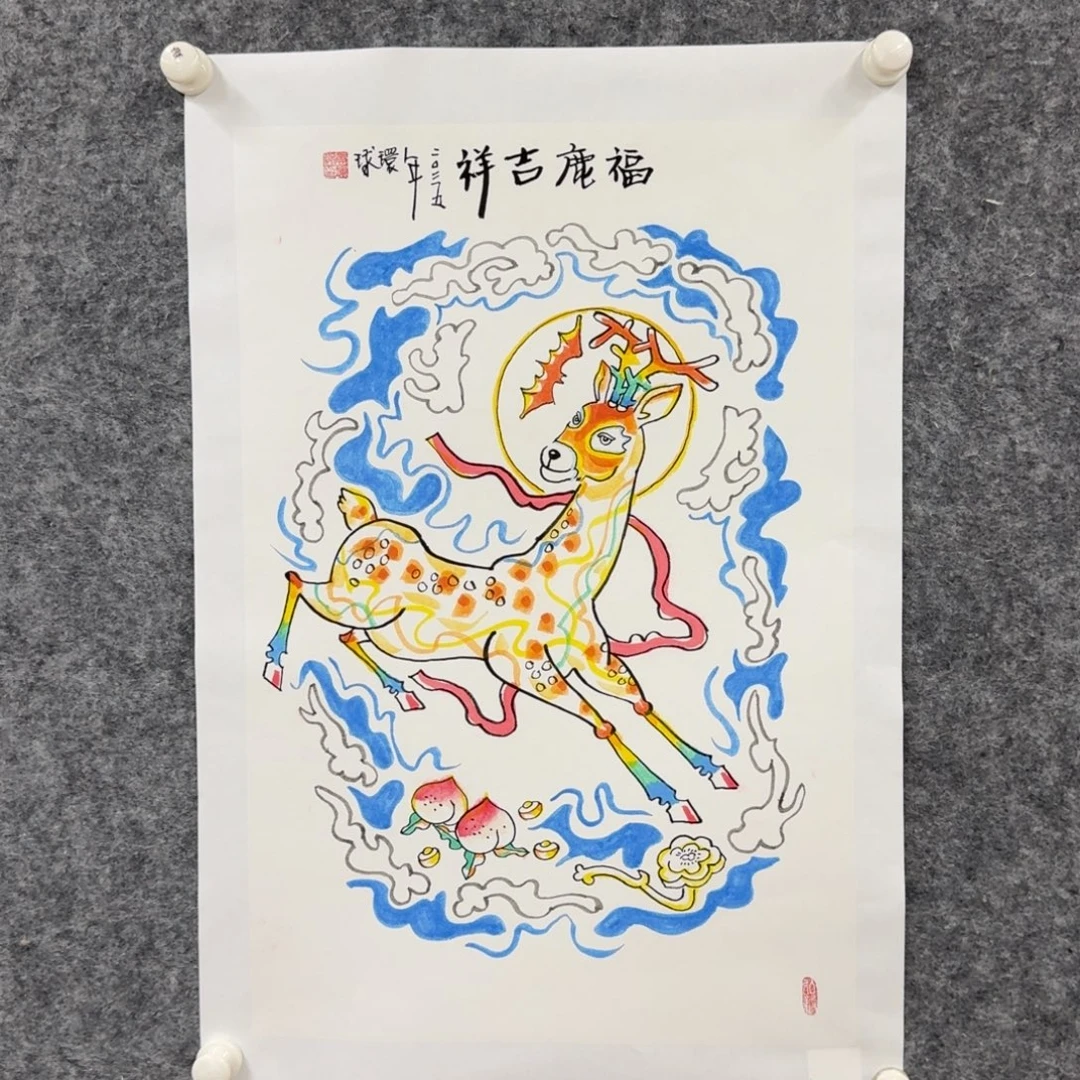 国画国画作品HHQ老师