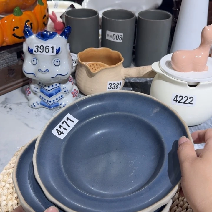 香****瓷片瑕疵陶瓷满15包邮4171