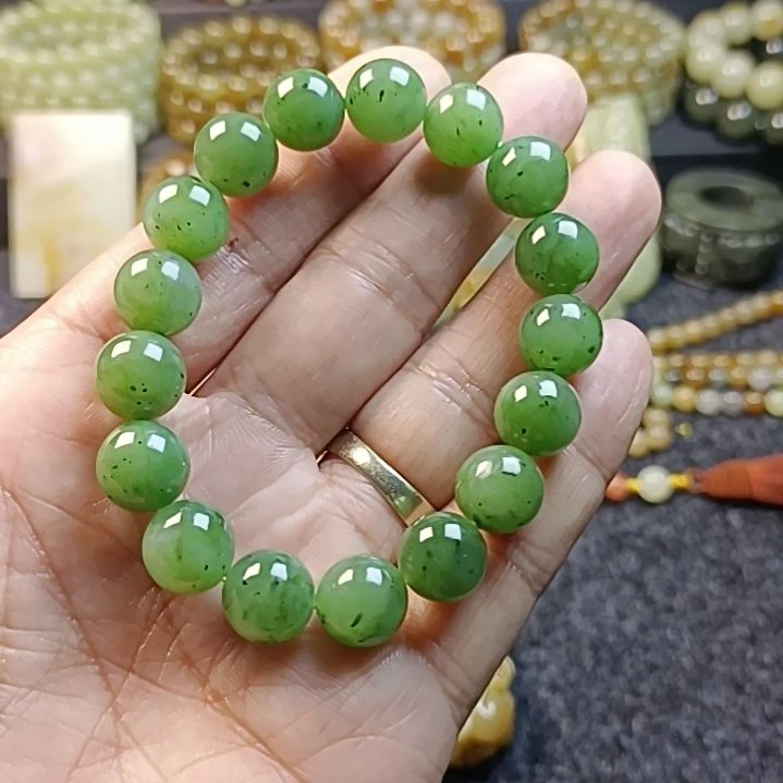 和田玉未镶嵌手串