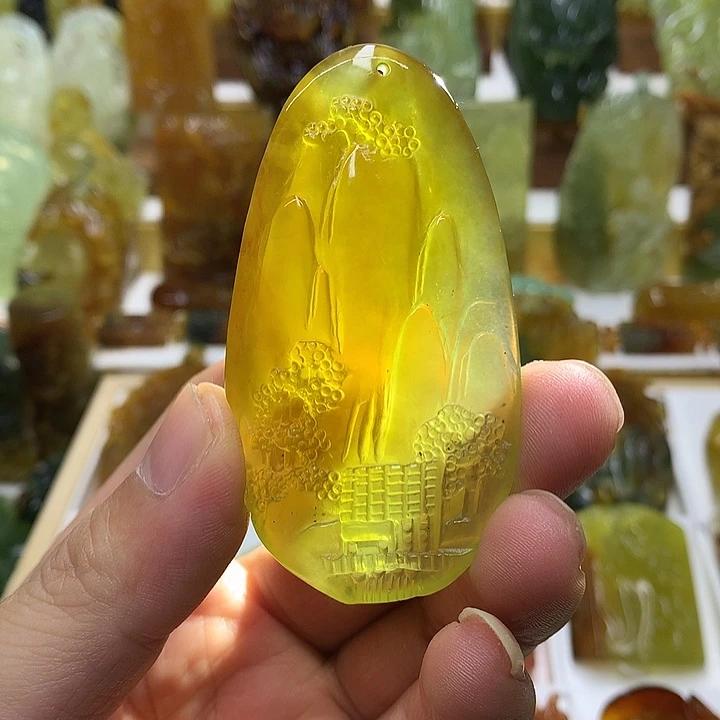 蛇纹石玉未镶嵌珠宝半成品