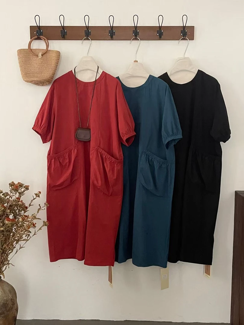 叨叨定制款 #8169#大口袋连衣裙 X