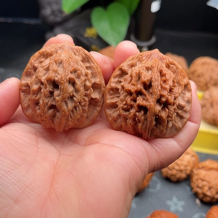 把件文玩核桃全品虎头边44
