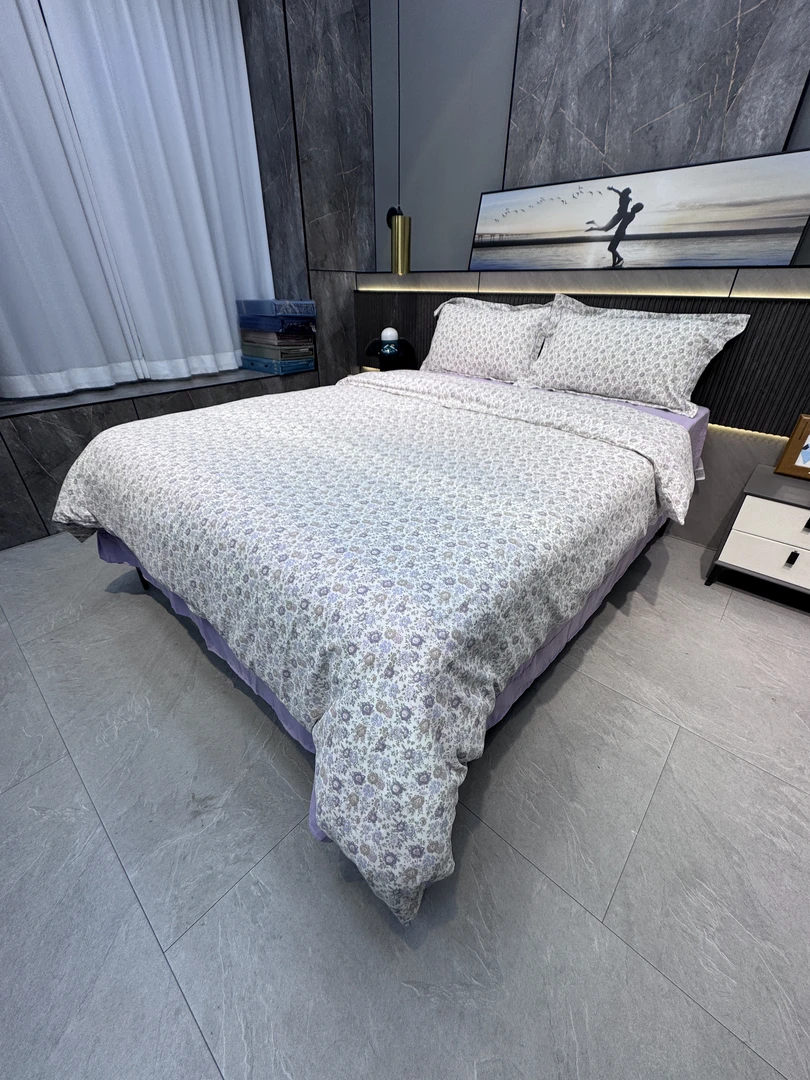 乐妤家纺 全棉双层纱印花四件套 清库存款 只有3个颜色