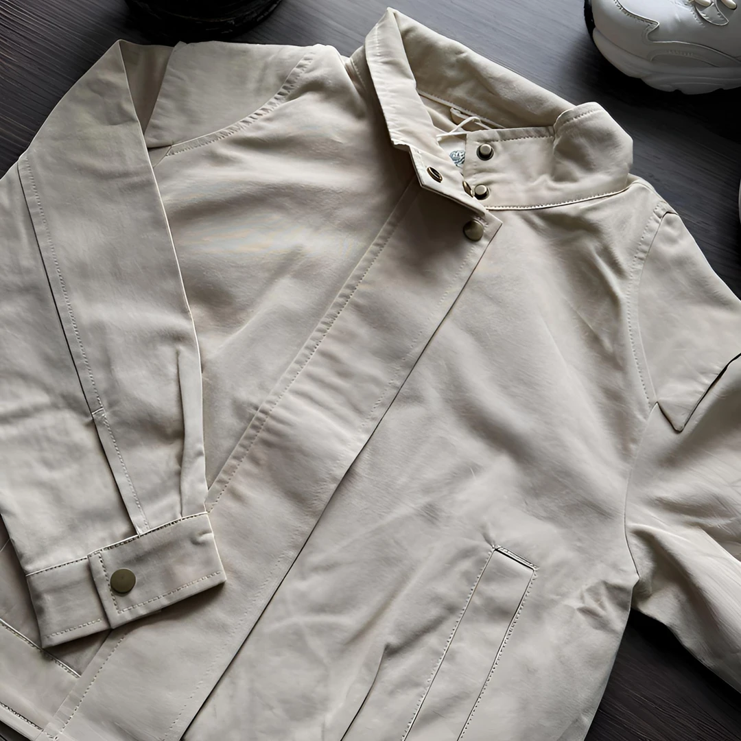 儿童外套春秋女中童休闲港风梭织夹层外套2323007436