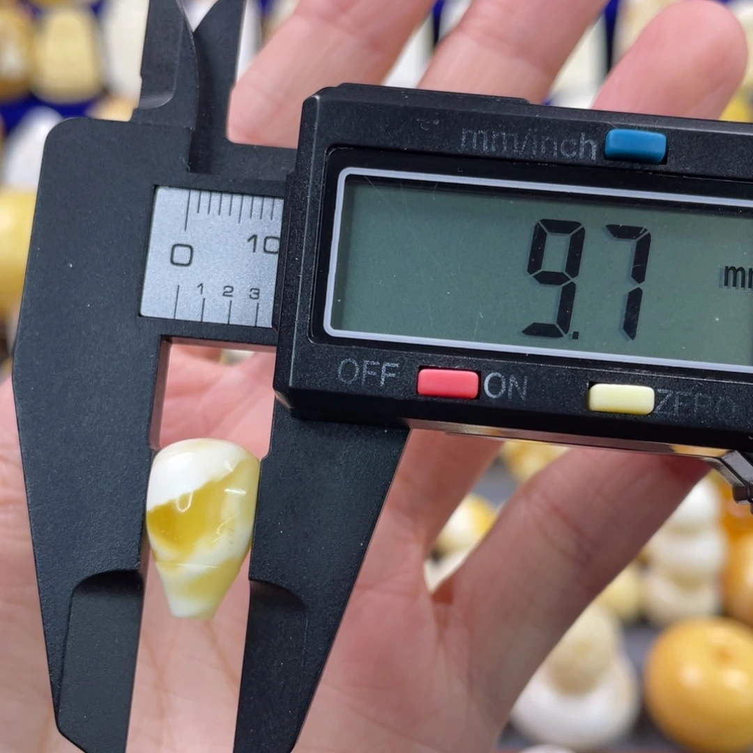 蜜蜡裸石未镶嵌琥珀蜜蜡三通