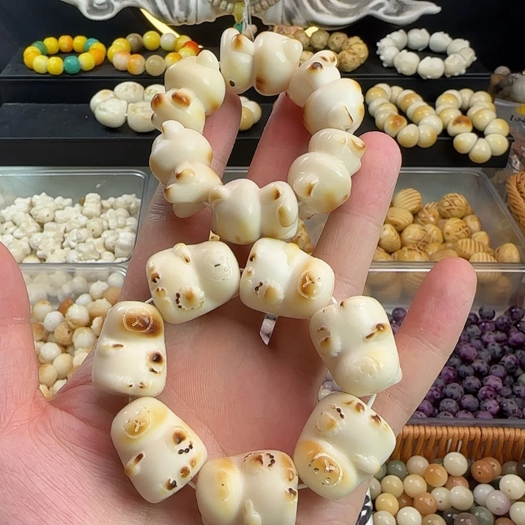 菩提根/象牙果吊坠微瑕疵手捻2个图片款无售后