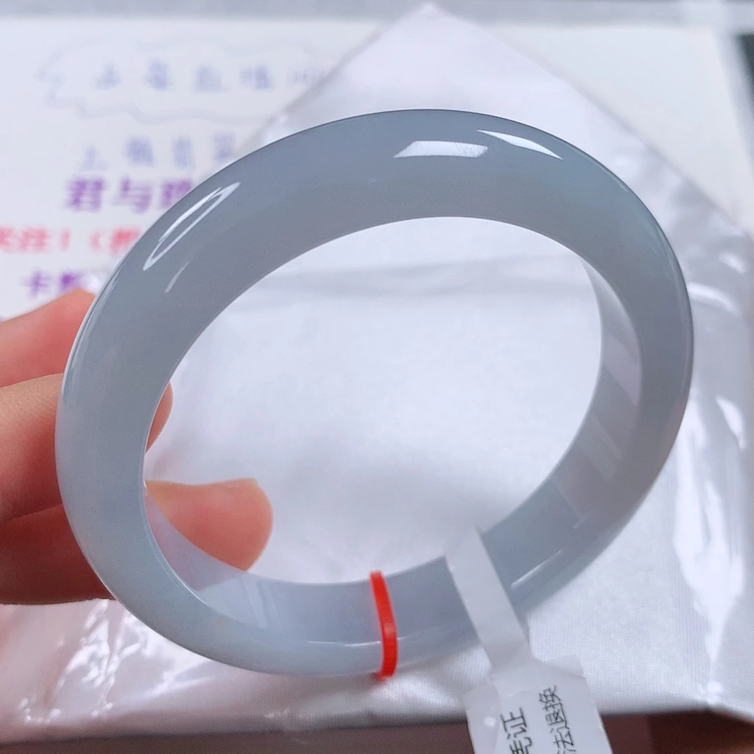 翡翠手镯未镶嵌 正圈①③②