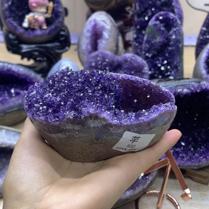 未镶嵌珠宝半成品紫晶
