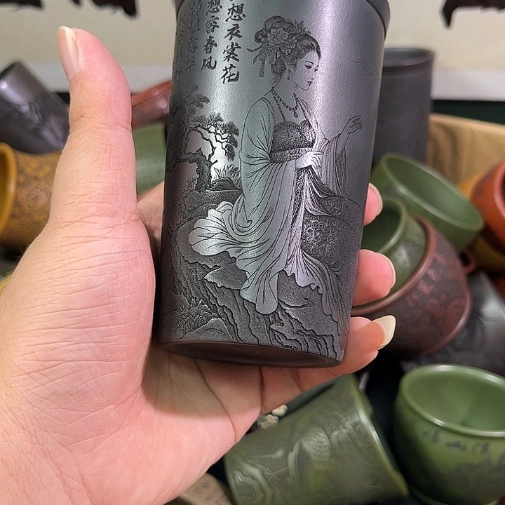 茶杯紫砂全手工紫砂主人杯