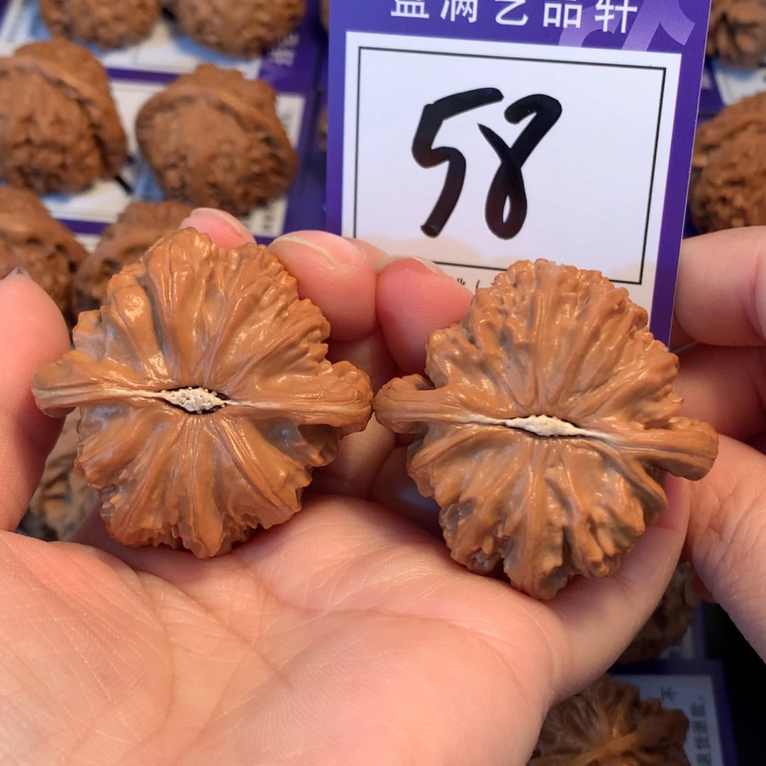 把件文玩核桃58白狮子4.5