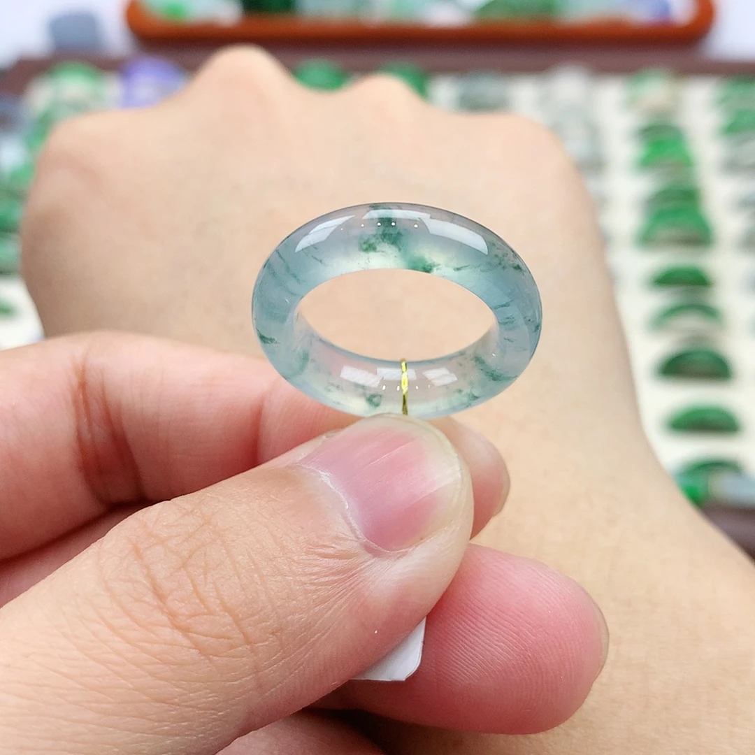 未镶嵌戒指翡翠10号