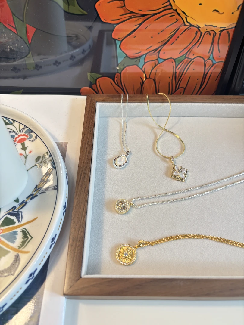 铜合金项链 不灵灵戒指、项链、耳钉合集【直播链接】