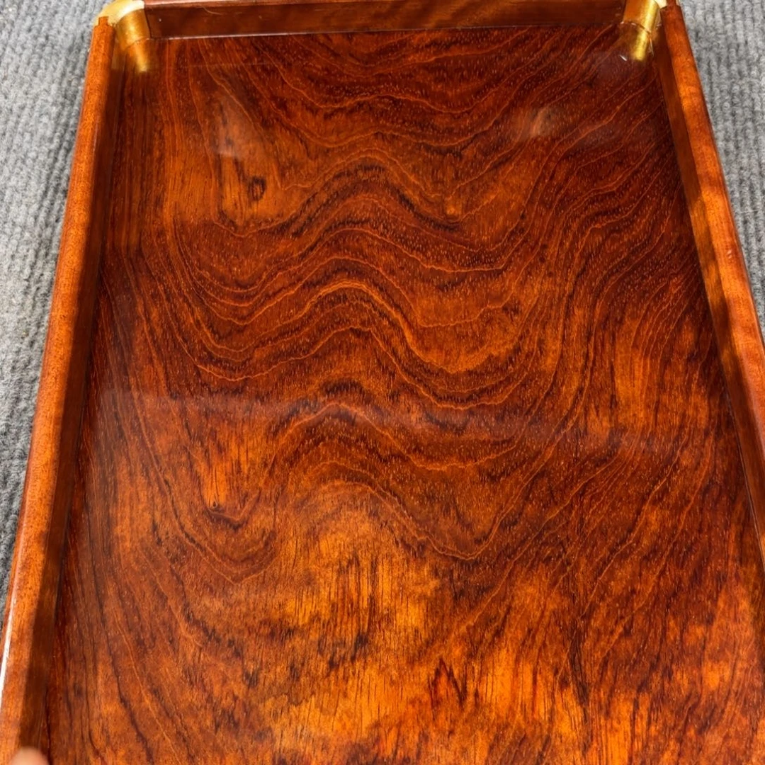 木缅甸花梨超大托盘