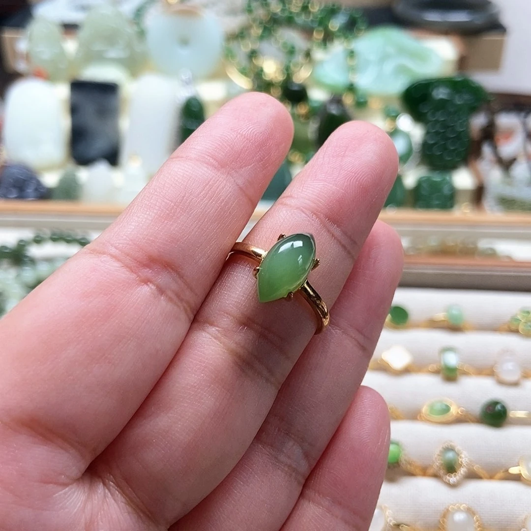 吊坠(不含链)银S925镶嵌和田玉蒜****a
