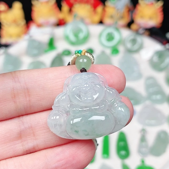 翡翠未镶嵌颈饰缅甸天然A货翡翠