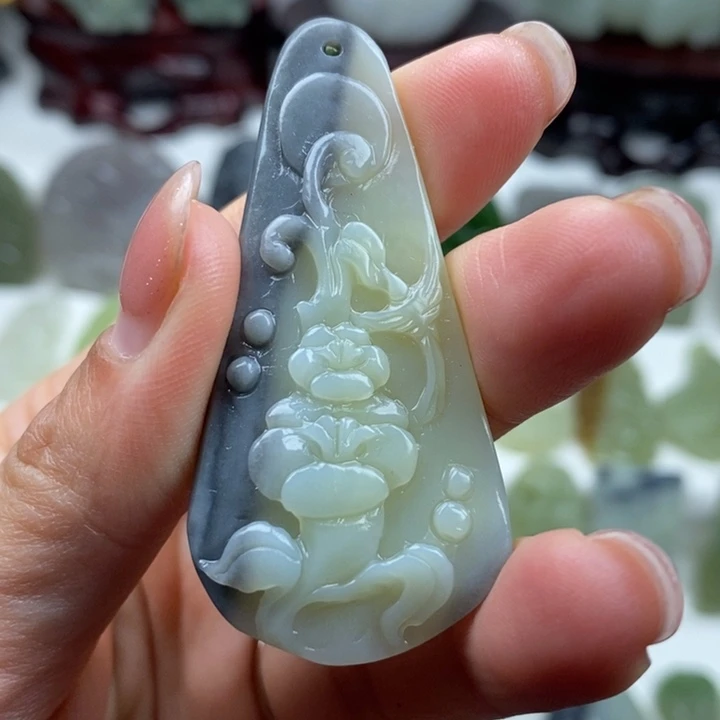 和田玉未镶嵌颈饰17