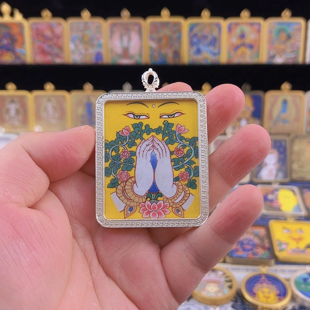 青海热贡纯手绘唐卡