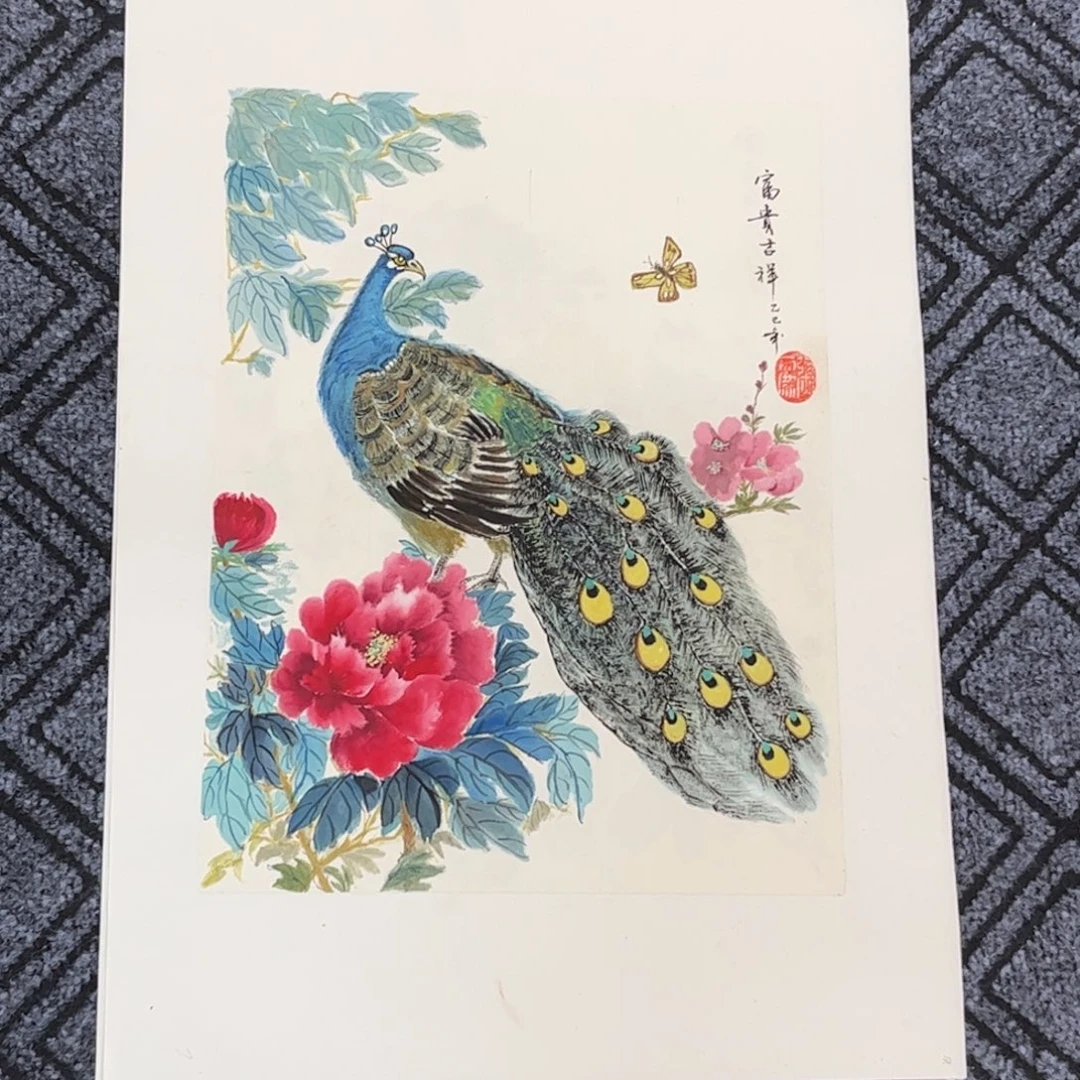 国画张丽老师小精品花鸟旭