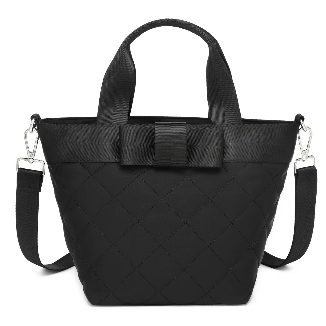 LANCILY/兰希丽韩版蝴蝶结单肩女士手提斜挎包简约便携大容量商务