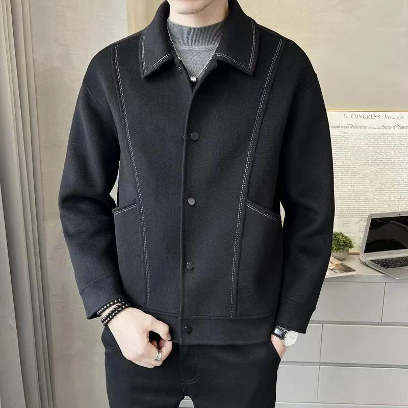 W 800-999 男夹克 男士短款时尚休闲百搭潮流翻领秋冬