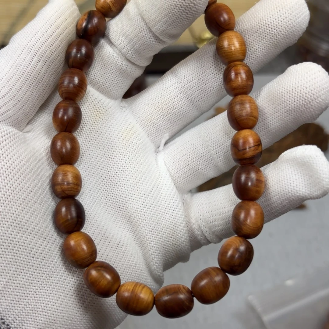 柏木（崖柏）太行崖柏10/12黑油骨枣珠（微瑕）