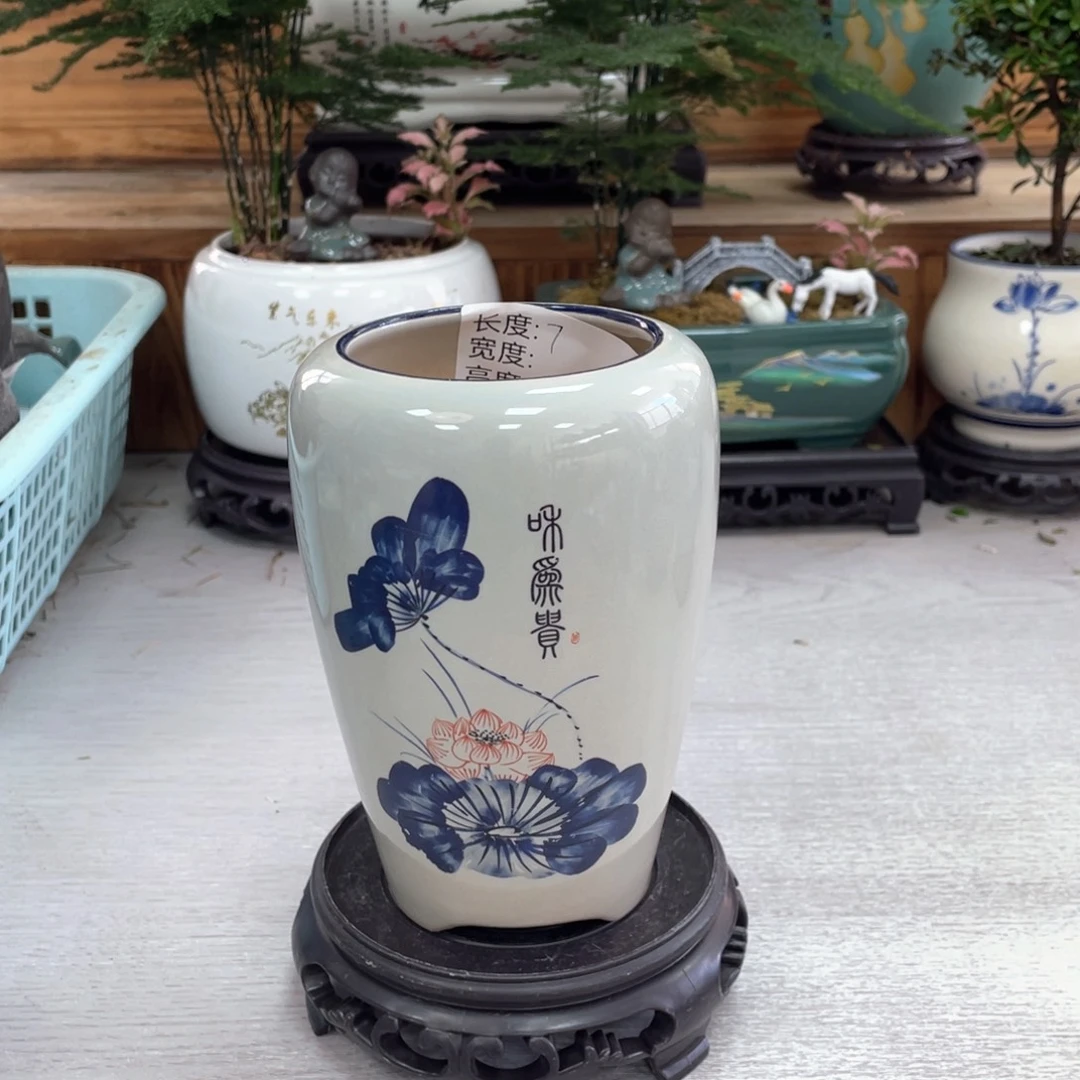 陶瓷花盆艺术紫砂花盆工艺品