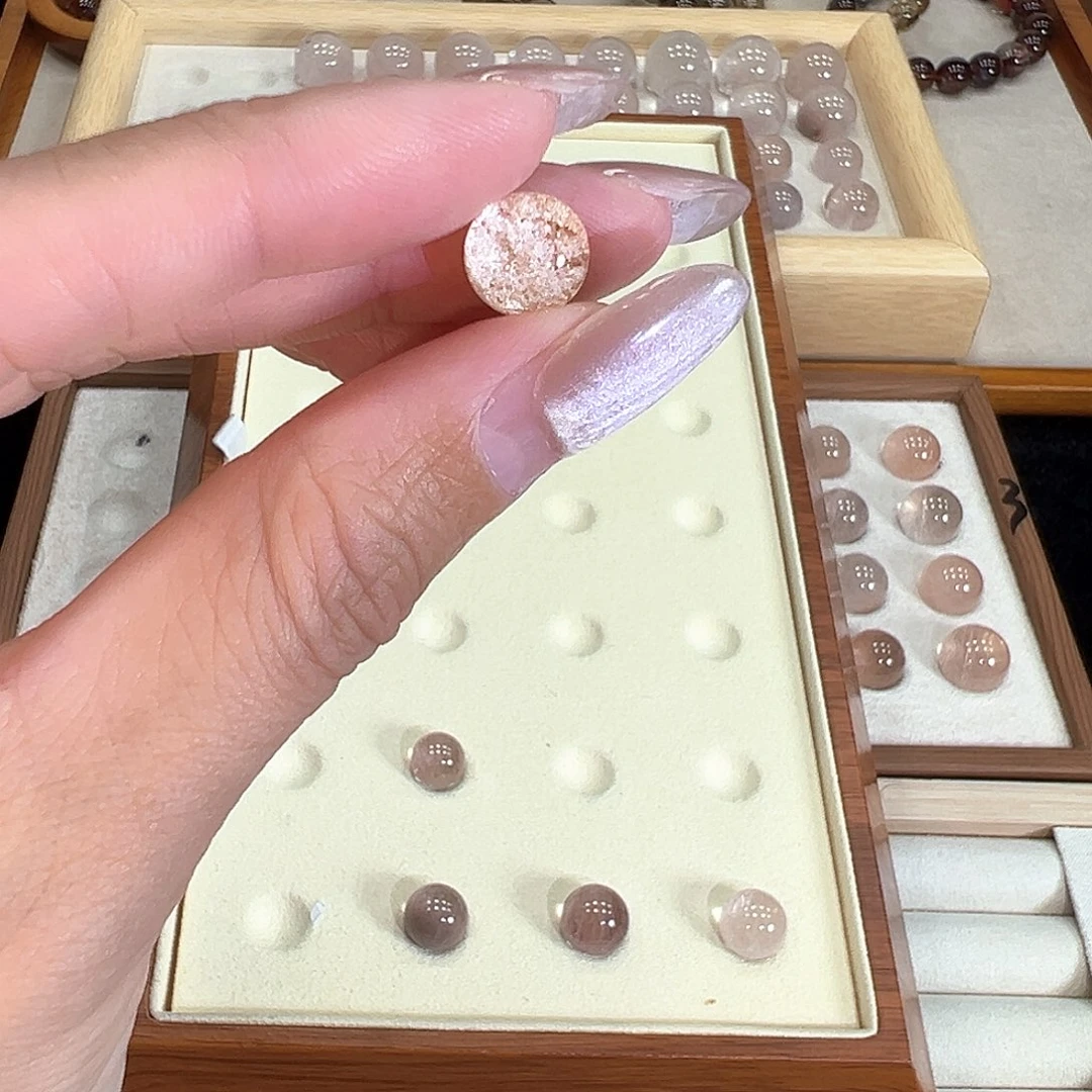 水晶手链未镶嵌?9.5m幽灵定制戒指