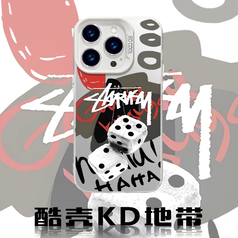 潮图骰子-潮牌个性爆款适用苹果华为OPPO小米VIVO防摔手机壳HH