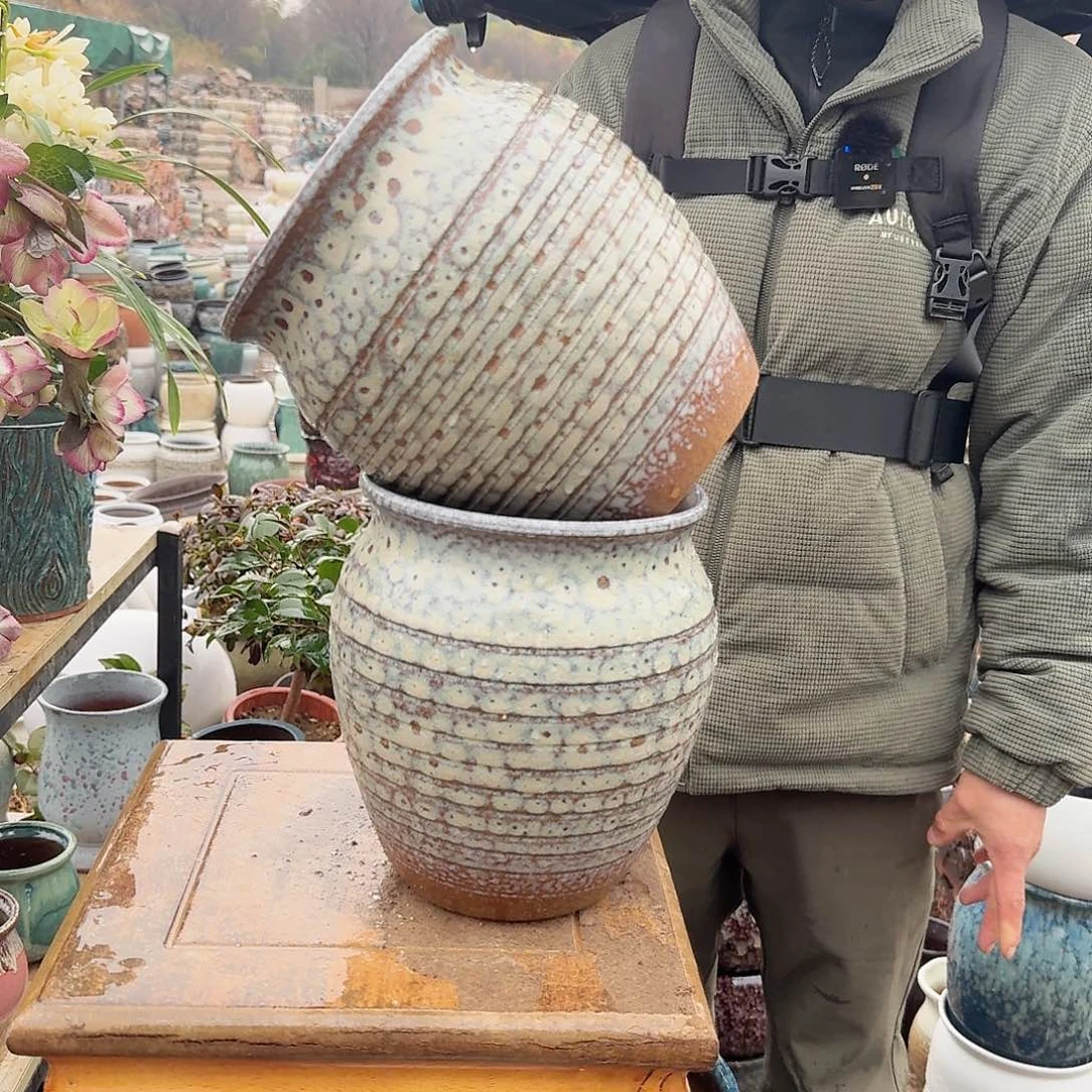 紫砂花盆口17高22（A01两个