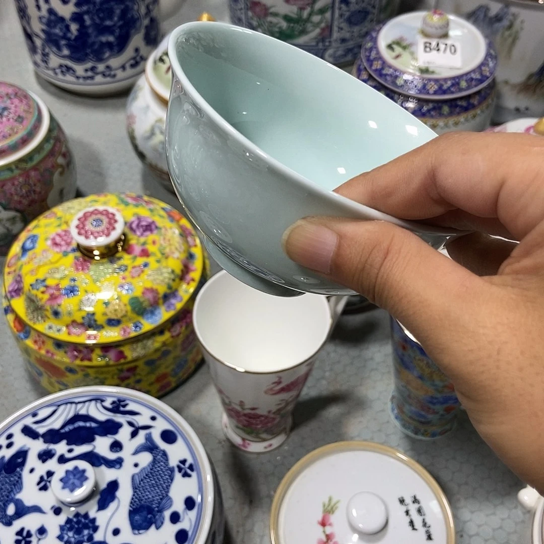 瓷片雪*景德镇陶瓷碗一个