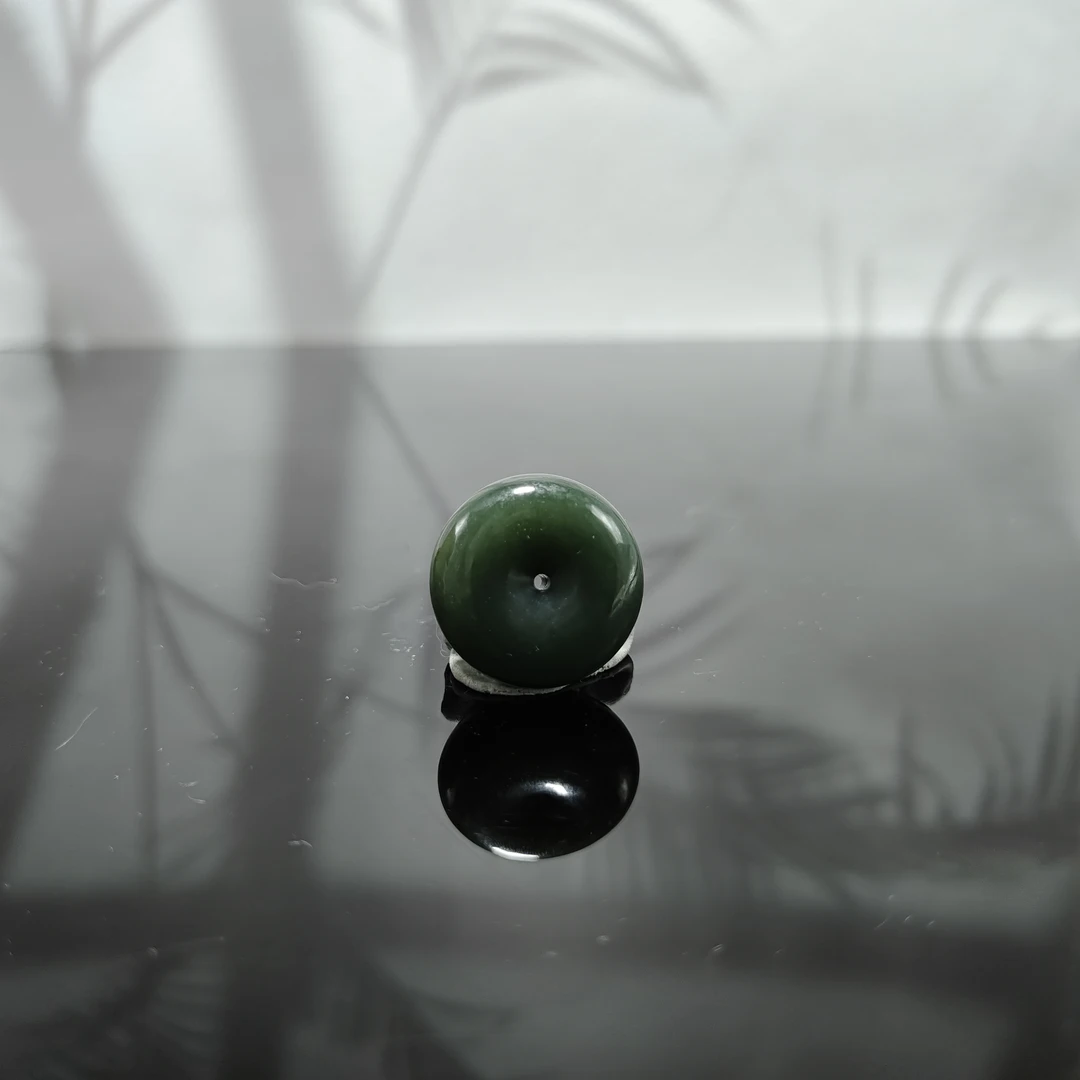 P和田玉平安扣吊坠1006