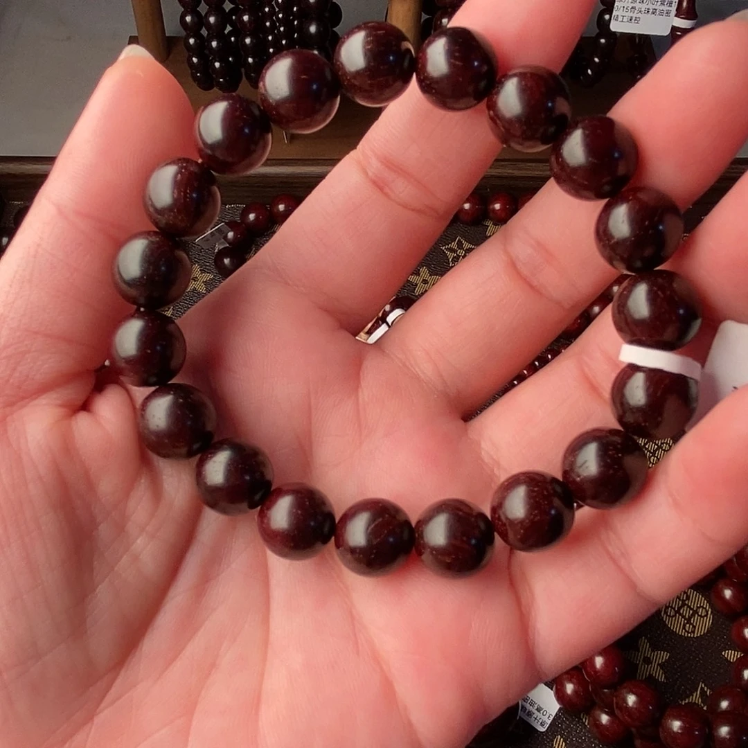 手串/手链小叶紫檀原汁原味小叶紫檀1.0带金星