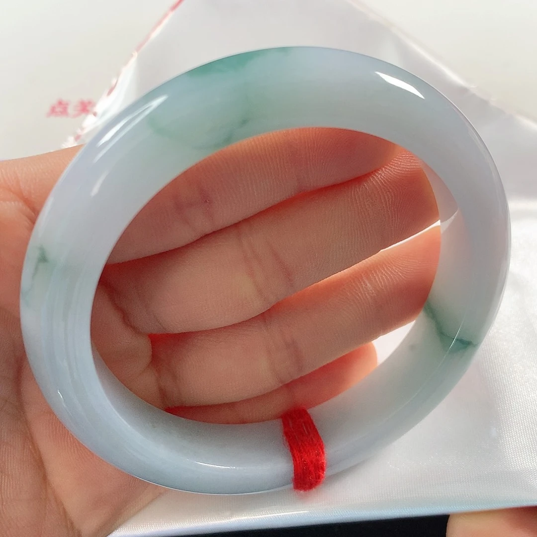 翡翠手镯未镶嵌 正圈⑨⑨