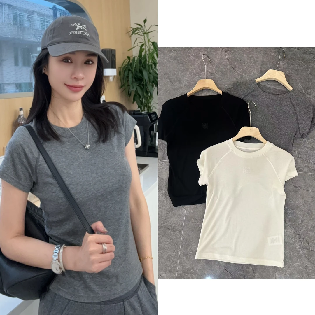 （小雨推荐2610）2025年夏款时尚修身百搭透气T