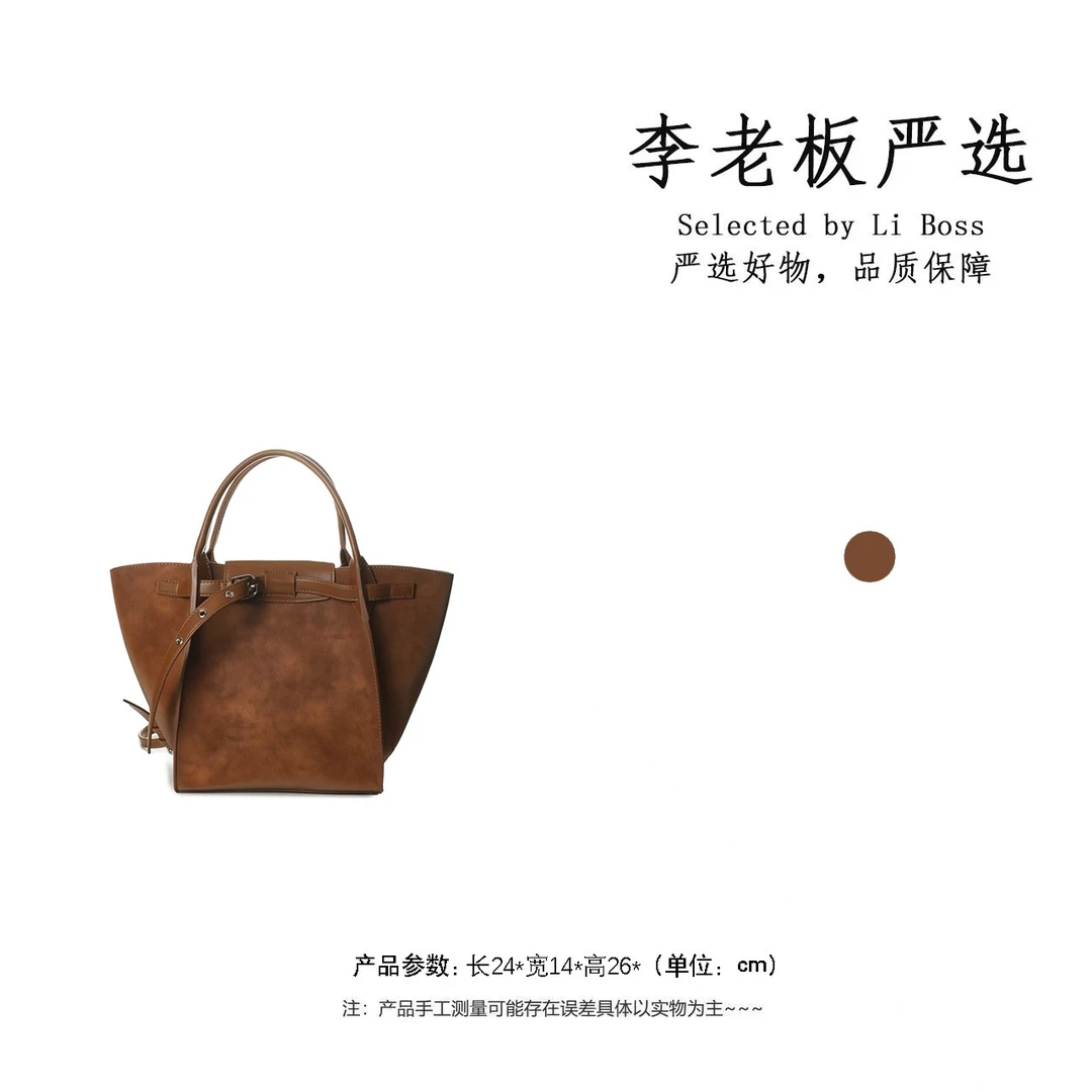 2025新款轻奢女士单肩腋下手提包 BV241136-焦糖色