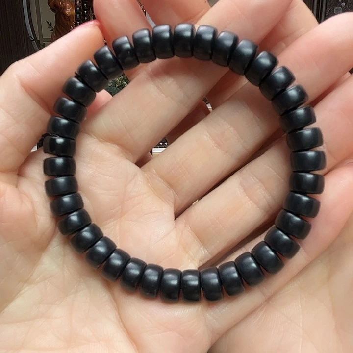 和田玉（墨玉）未镶嵌颈饰卡9药片