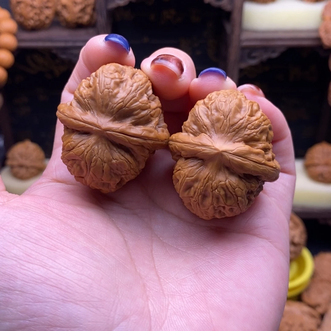 把件文玩核桃40平谷元宝