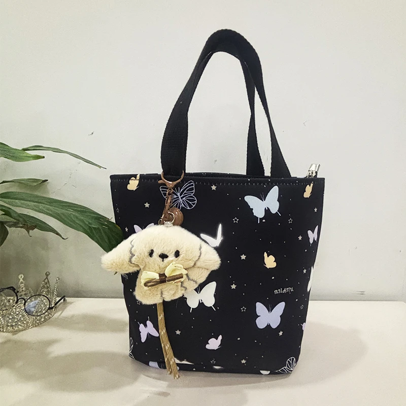 新款手提袋大容量包包上班通勤手提饭盒袋便当包手拎妈咪包补课袋