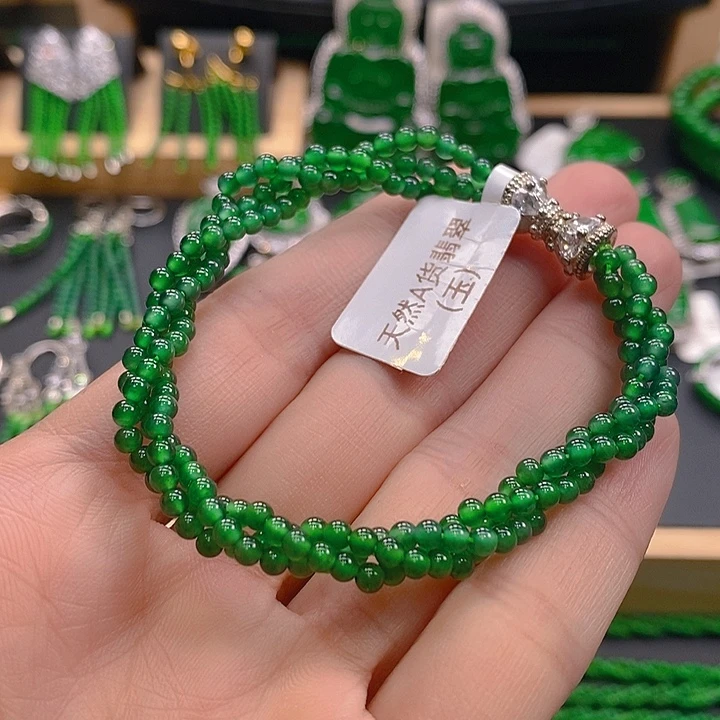 颈饰未镶嵌翡翠翡翠手链