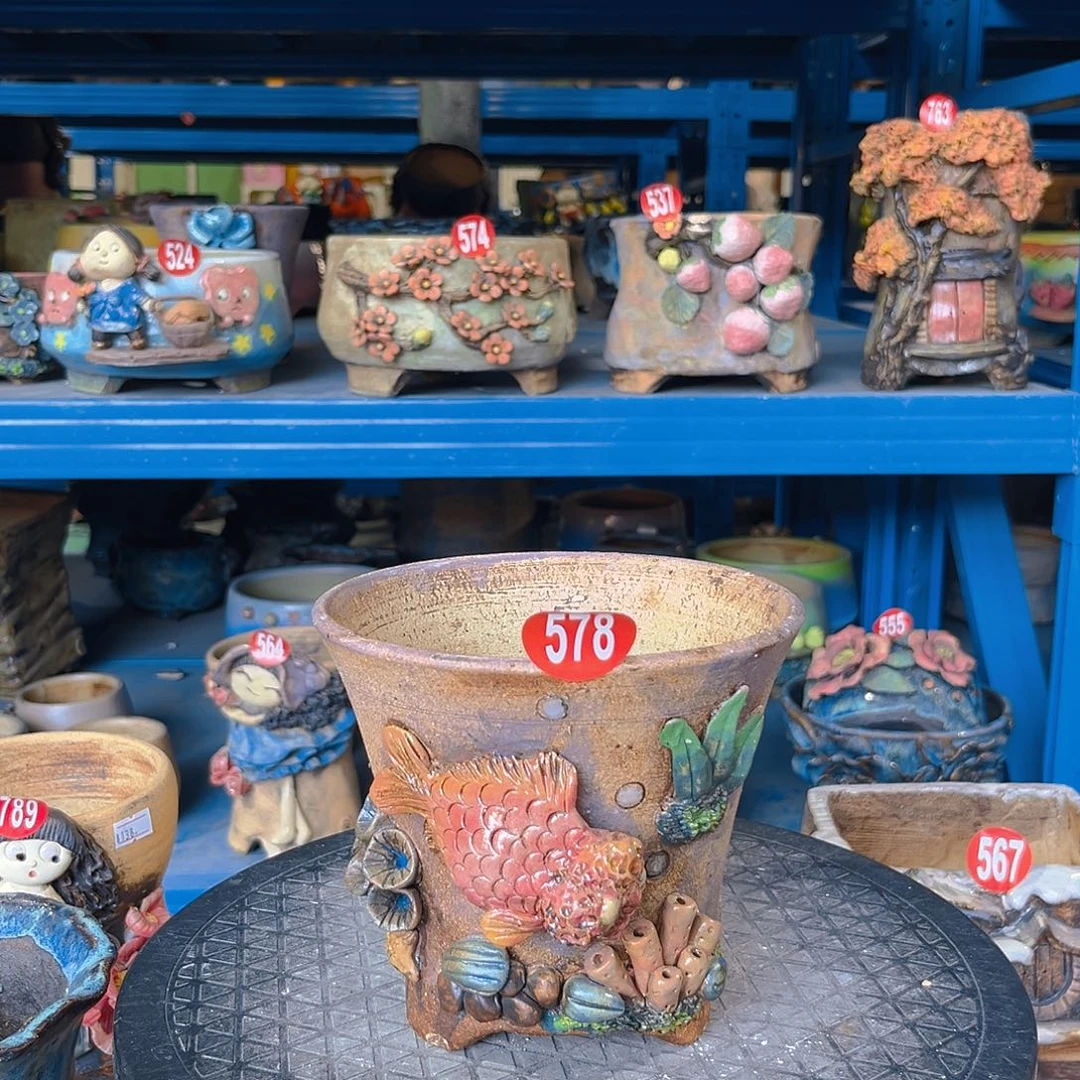 578 号陶然花器手工花盆