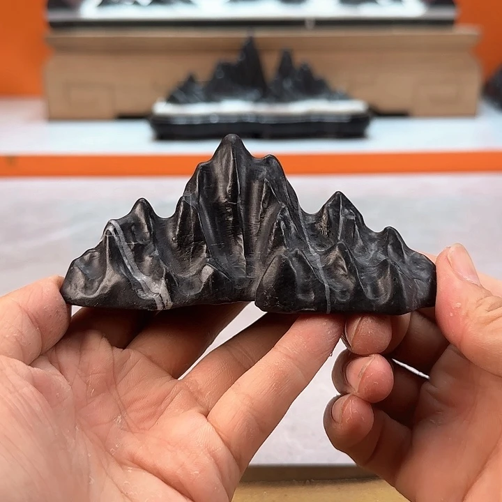 奇石茶宠鱼缸文房摆件